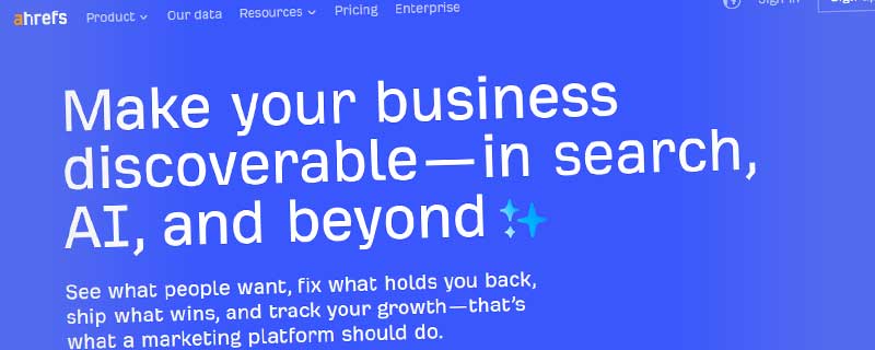 Ahrefs featured image