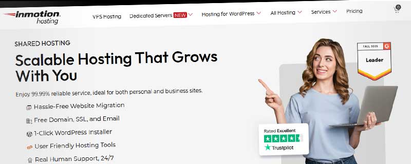 InMotion Shared Hosting featured image