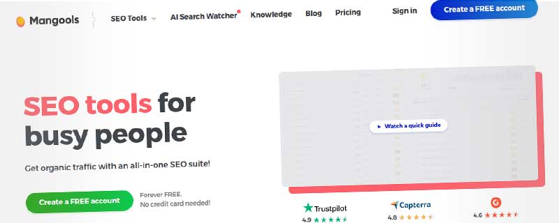 Mangools SEO Suite featured image